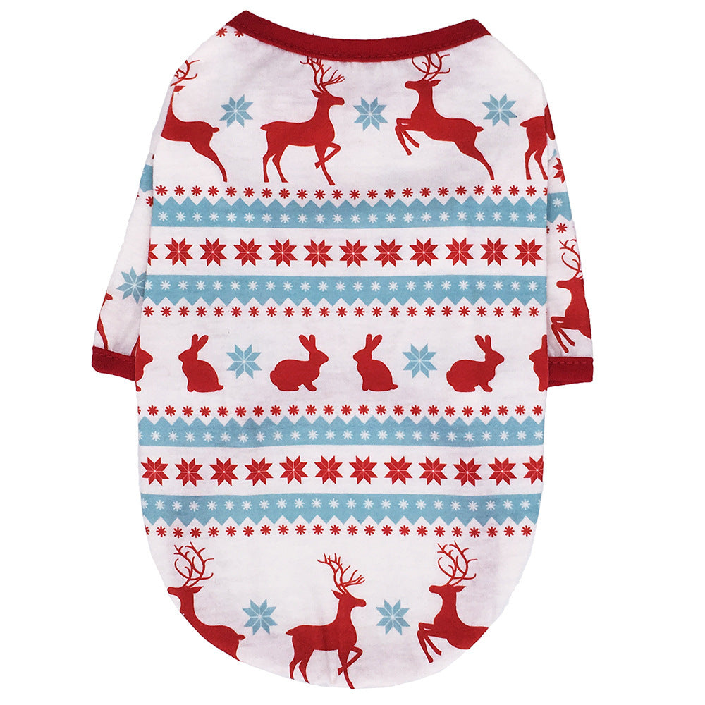 JMT-423690 Christmas Cotton Dog Clothes for Festive Cheer