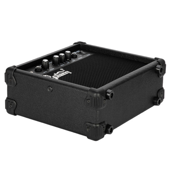 JMT-423946 20W Electric Bass Amplifier with Headphone and Auxiliary Inputs - Compact and Portable Design in Black