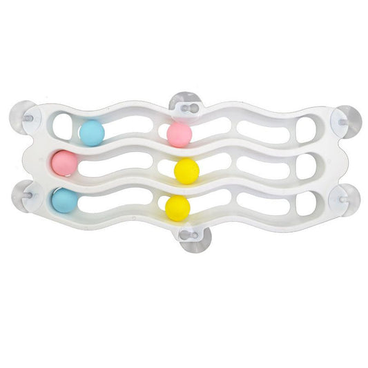 JMT-424074 Cat Window Sill Track Toy with Suction Cups - Removable ABS Design for Interactive Play