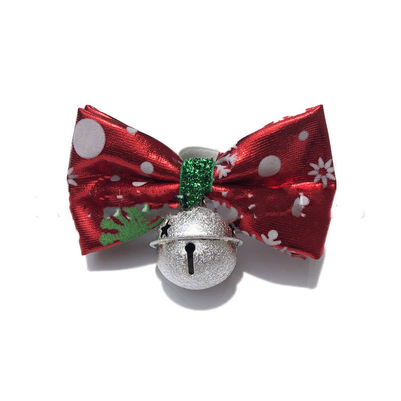 JMT-424394 Pet Christmas Hat and Bow Tie Set for Festive Winter Celebrations