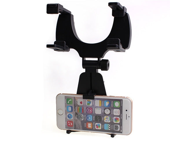 JMT-424778 Adjustable Car Rearview Mirror Phone Holder with Flexible Stand