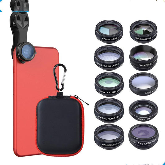 JMT-424842 Universal 10-in-1 Polarization Cell Phone Lens Set for Enhanced Photography