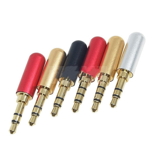 JMT-425098 Four-Channel Male AUX Connector for DIY Audio Repair and Speaker Applications