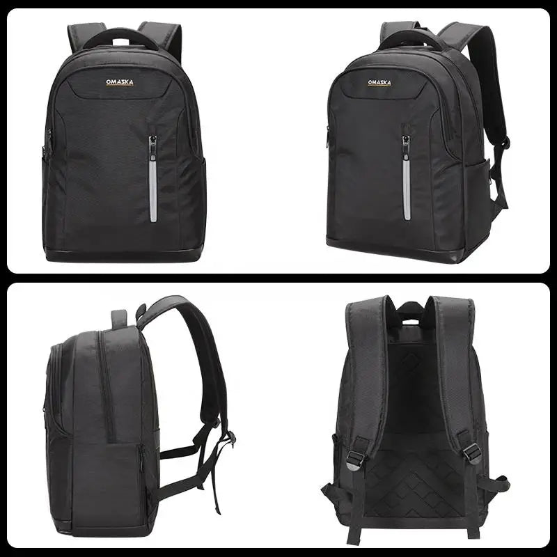 JMT-425098 Spacious 17-Inch Polyester Laptop Backpack for Men and Students