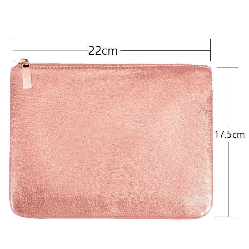 JMT-425354 15-Piece Rose Gold Makeup Brush Set with Carrying Bag - Soft Synthetic Hair Brushes for Multi-Function Use