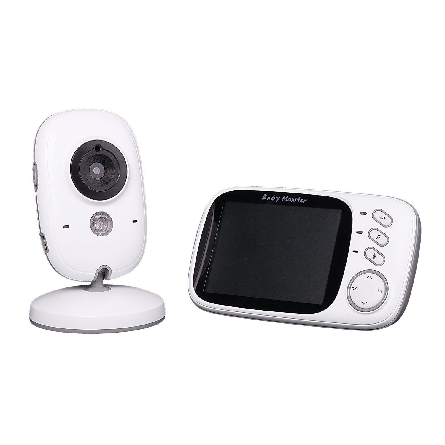 JMT-425418 Digital Wireless Two-Way Intercom Baby Monitor with 3.2" LCD and Infrared Night Vision