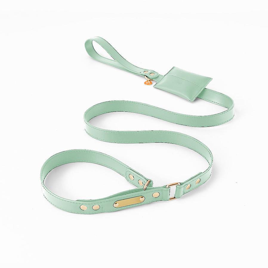 JMT-425418 One-Piece PU Leather Explosion-Proof Dog Leash - Stylish & Durable Design