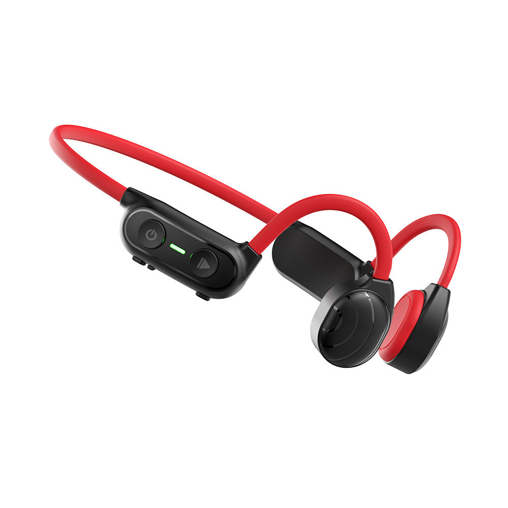 JMT-425418 Waterproof Bone Conduction Headphones with Bluetooth 5.0, Voice Control, and Call Function