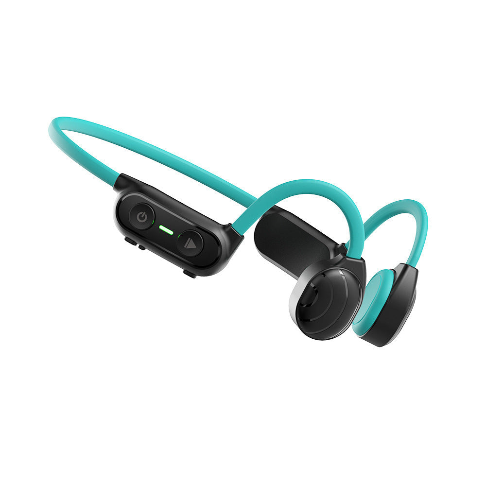 JMT-425418 Waterproof Bone Conduction Headphones with Bluetooth 5.0, Voice Control, and Call Function