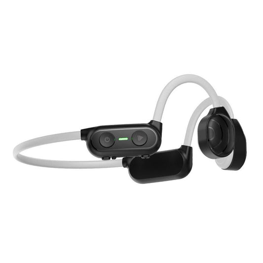 JMT-425418 Waterproof Bone Conduction Headphones with Bluetooth 5.0, Voice Control, and Call Function