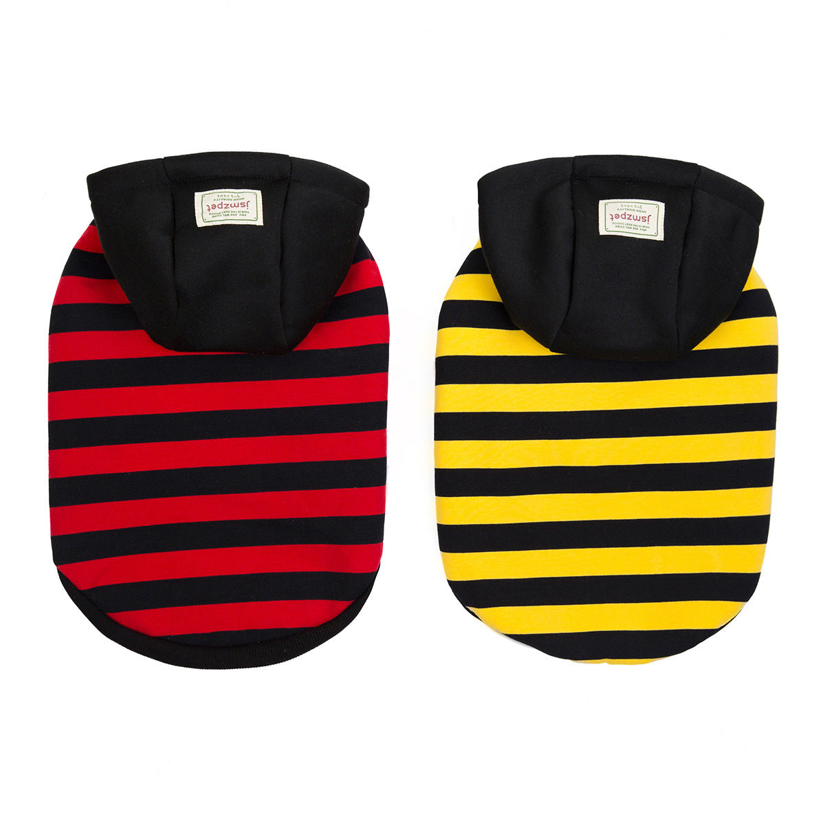 JMT-425546 Classic Striped Cotton Pet Coat for Autumn and Winter - Available in Multiple Sizes