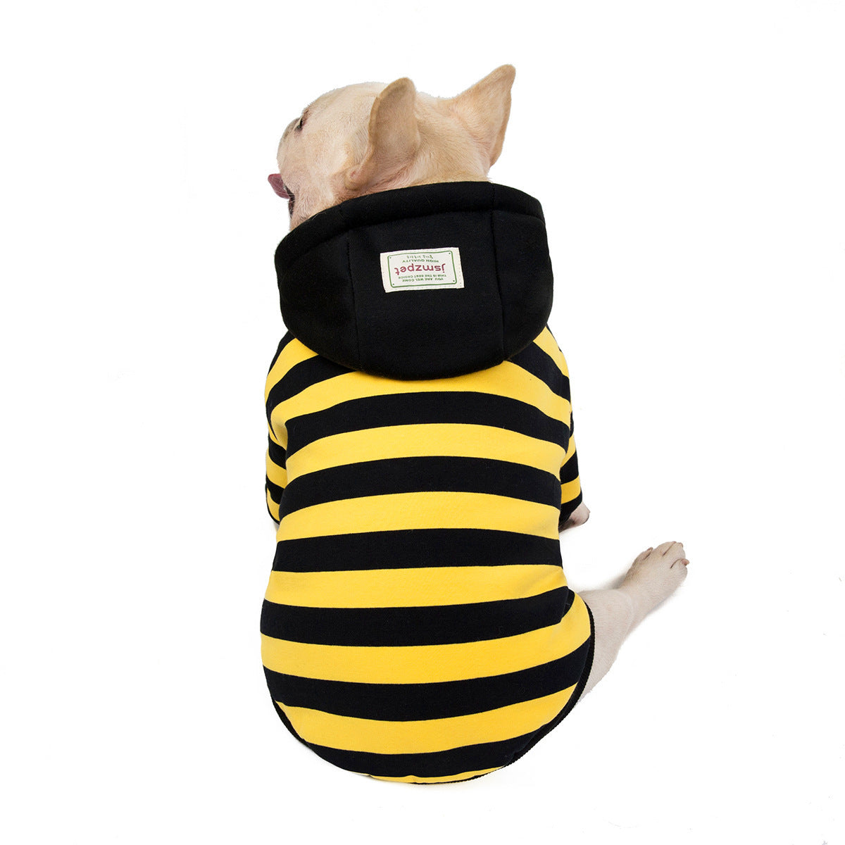 JMT-425546 Classic Striped Cotton Pet Coat for Autumn and Winter - Available in Multiple Sizes