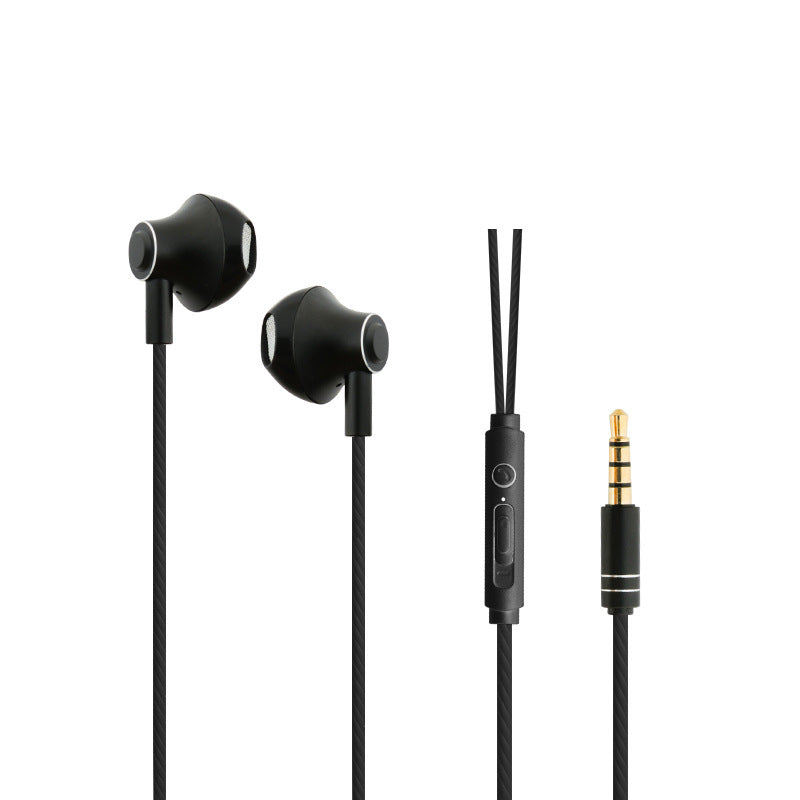 JMT-425738 Universal In-Ear Headphones with Metal Design and 3.5mm Straight Plug for Sports Use