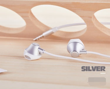 JMT-425738 Universal In-Ear Headphones with Metal Design and 3.5mm Straight Plug for Sports Use