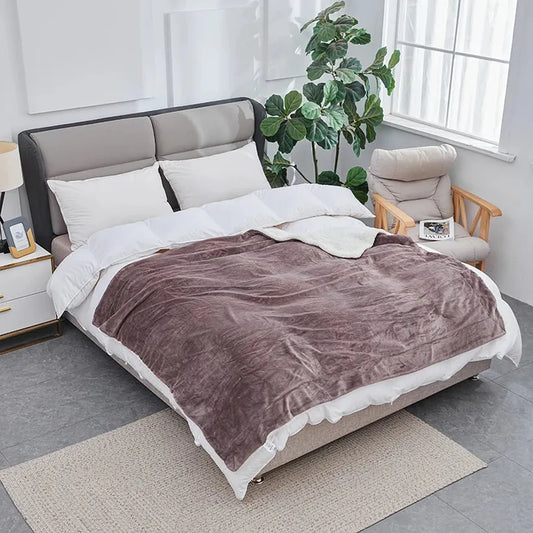 JMT-425994 Oversized Washable Waterproof Flannel Fleece Blanket for Dogs and Cats, Soft Pet Throw for Couples