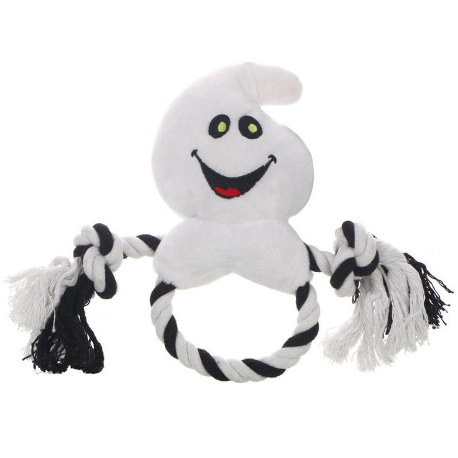 JMT-426058 Halloween-Themed Dog Toy: Durable Cotton Rope Knot with Vocal Training Features