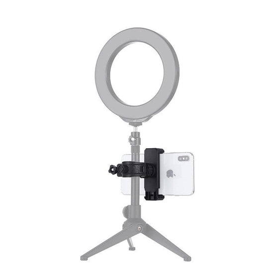 JMT-426250 Mobile Phone Live Support Ring Light with Adjustable Holder in Black