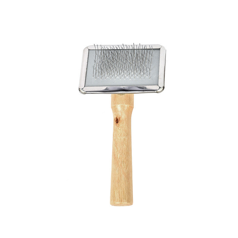 JMT-426314 Wooden Comb with Stainless Steel Needles for Dogs and Cats