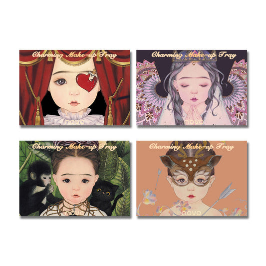 JMT-426506 Pearlescent Eyeshadow Palette with 8 Versatile Shades for Stunning Makeup Effects