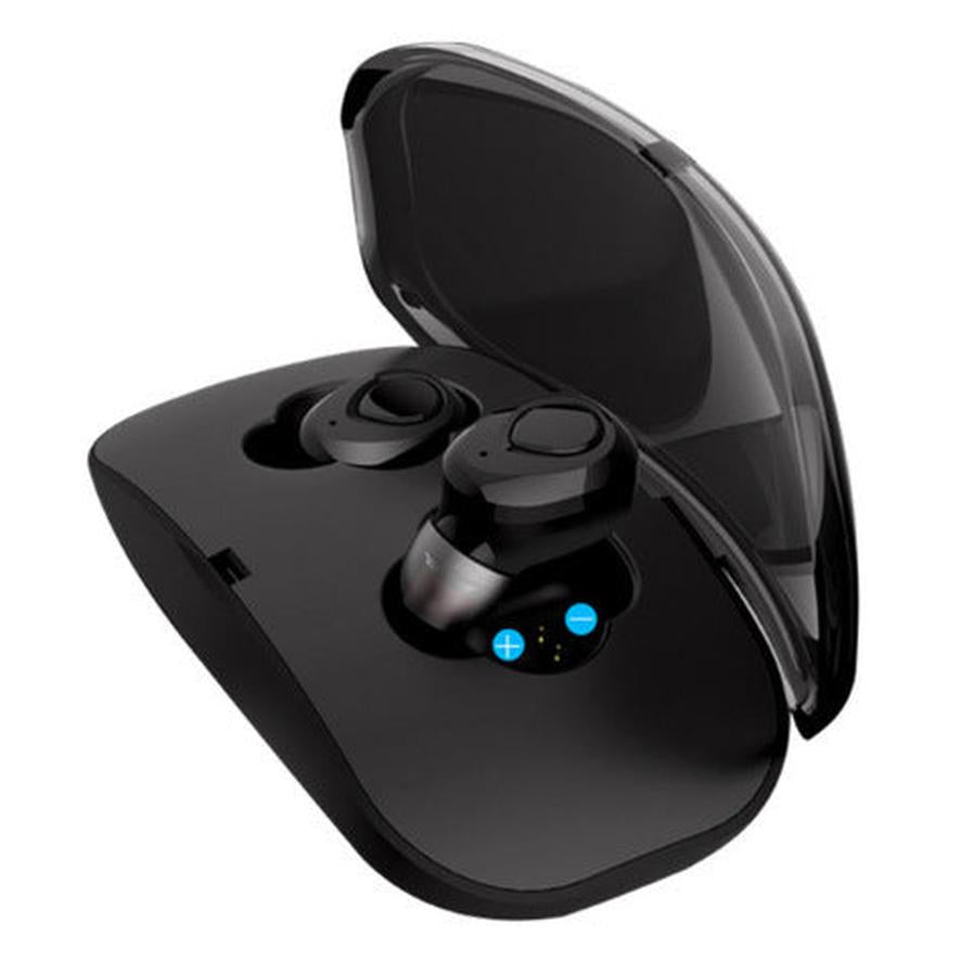 JMT-426570 Wireless In-Ear Bluetooth Headset with Voice Control and Multi-Point Connection - Black and White Options