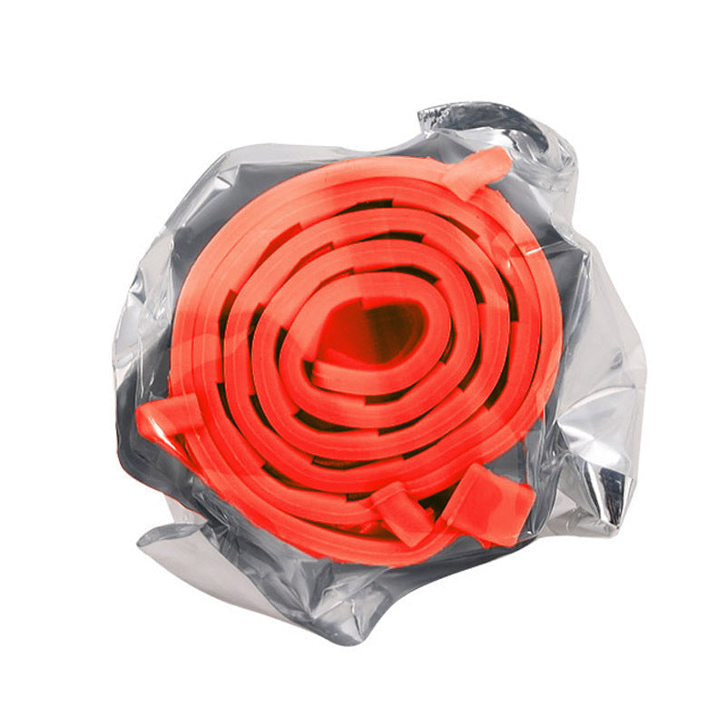 JMT-426890 Flea-Repellent Silicone Collar for Dogs and Cats, Adjustable Size with Tin Box