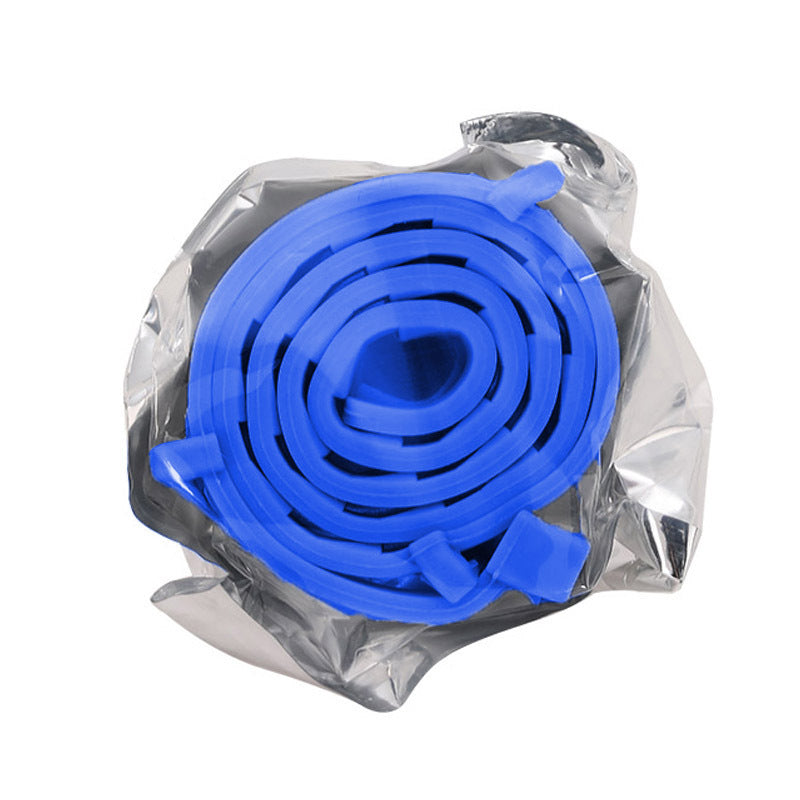 JMT-426890 Flea-Repellent Silicone Collar for Dogs and Cats, Adjustable Size with Tin Box