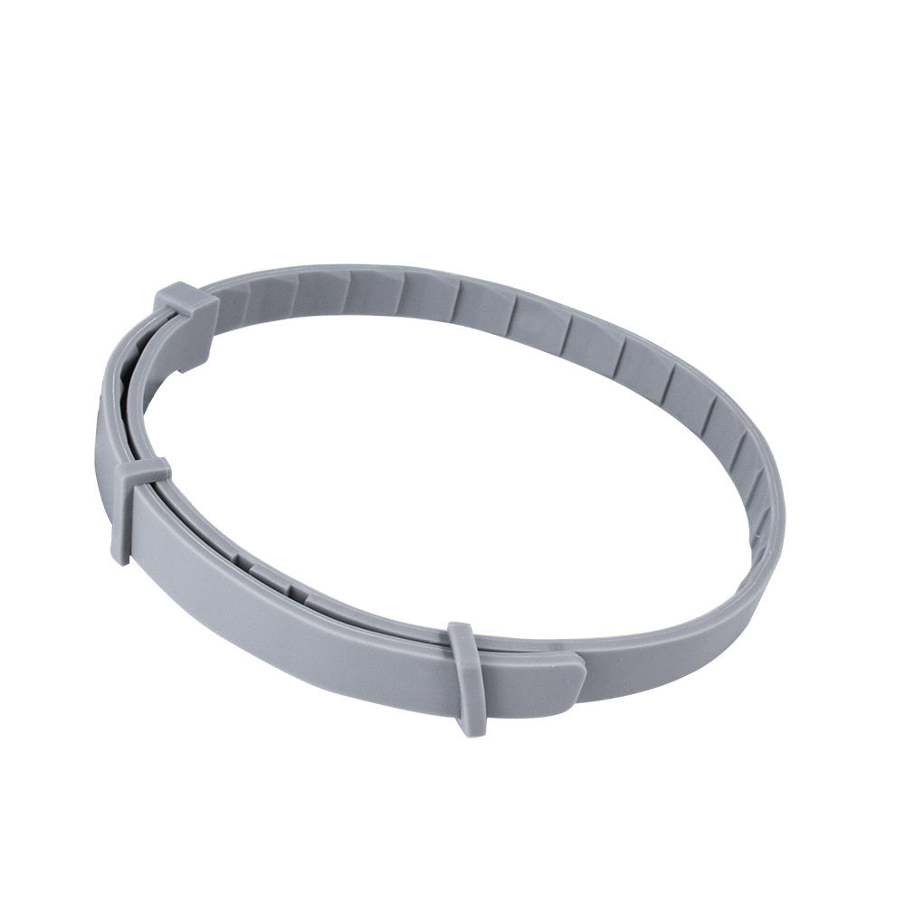 JMT-426890 Flea-Repellent Silicone Collar for Dogs and Cats, Adjustable Size with Tin Box