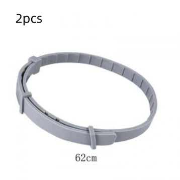 JMT-426890 Flea-Repellent Silicone Collar for Dogs and Cats, Adjustable Size with Tin Box