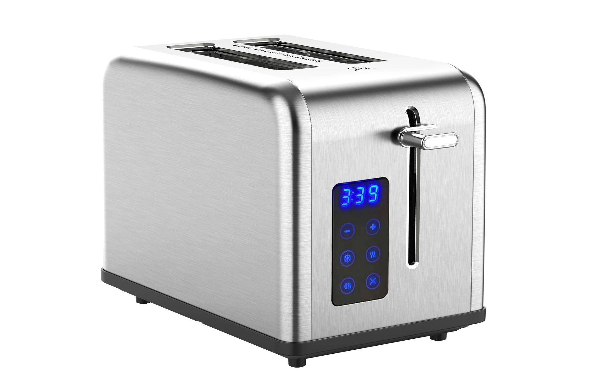 JMT-426890 Smart Touch Screen LED Display 2-Slice Electric Toaster with Dust Cover for Perfect Breakfast Toasting