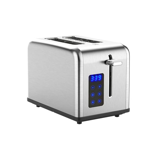 JMT-426890 Smart Touch Screen LED Display 2-Slice Electric Toaster with Dust Cover for Perfect Breakfast Toasting