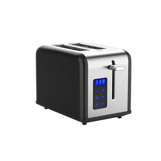 JMT-426890 Smart Touch Screen LED Display 2-Slice Electric Toaster with Dust Cover for Perfect Breakfast Toasting