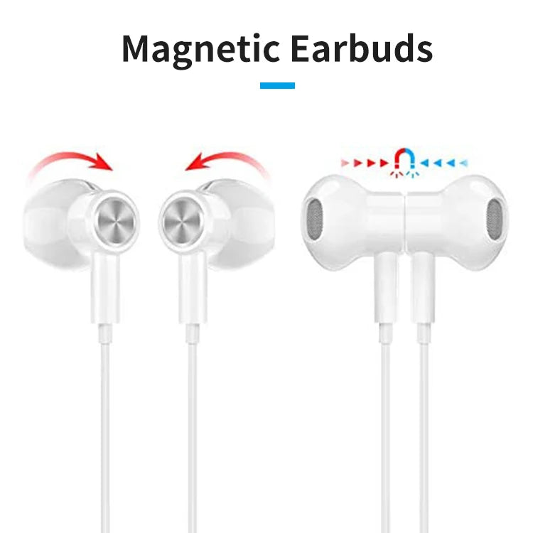 JMT-426890 USB Type-C Stereo In-Ear Headphones with Noise Cancelling and Magnetic Design