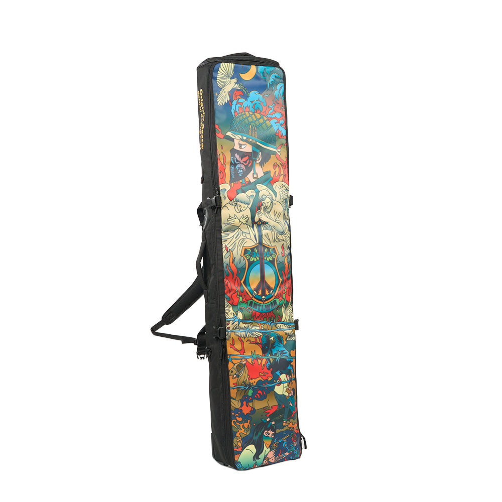 JMT-426954 Large Capacity Ski Pack for Single and Double Boards with Cardan Wheels