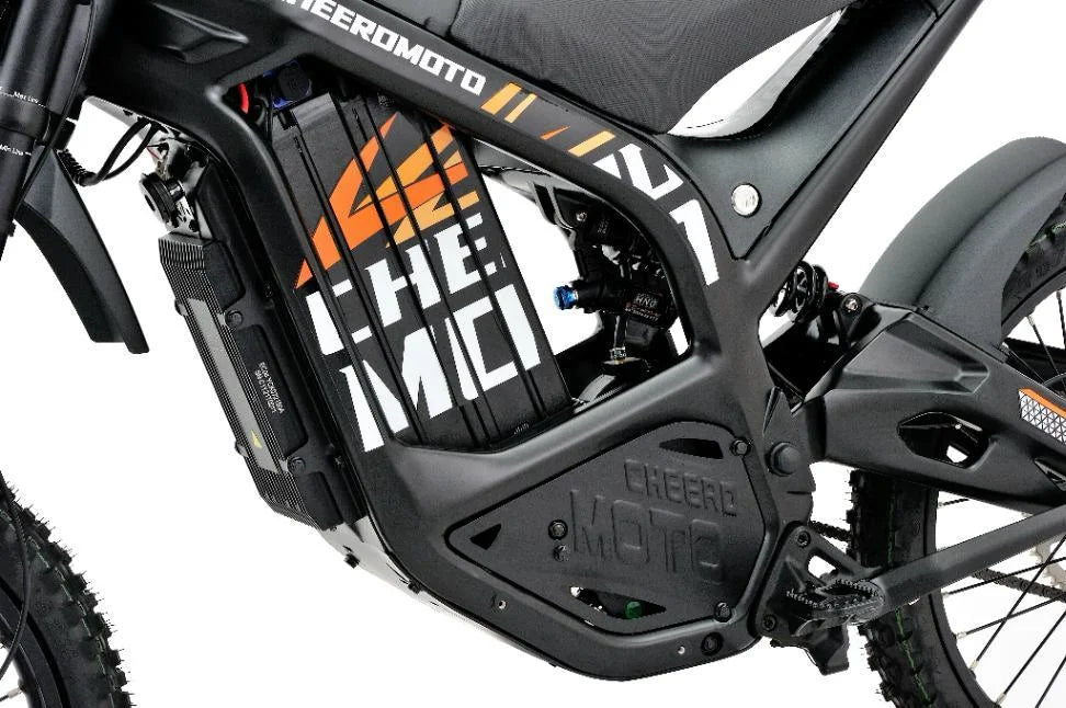 JMT-427146 96V Mid Drive Electric Dirt Bike with Dual Suspension for Adults , Top Speed 27.9 mph