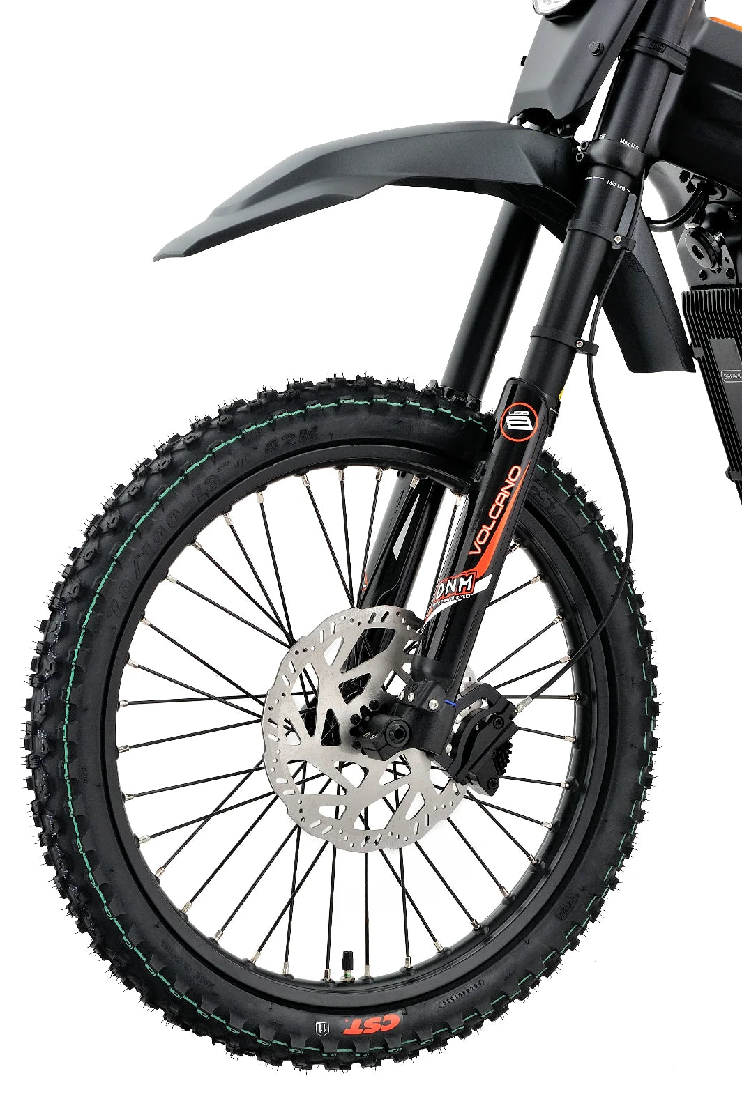 JMT-427146 96V Mid Drive Electric Dirt Bike with Dual Suspension for Adults , Top Speed 27.9 mph