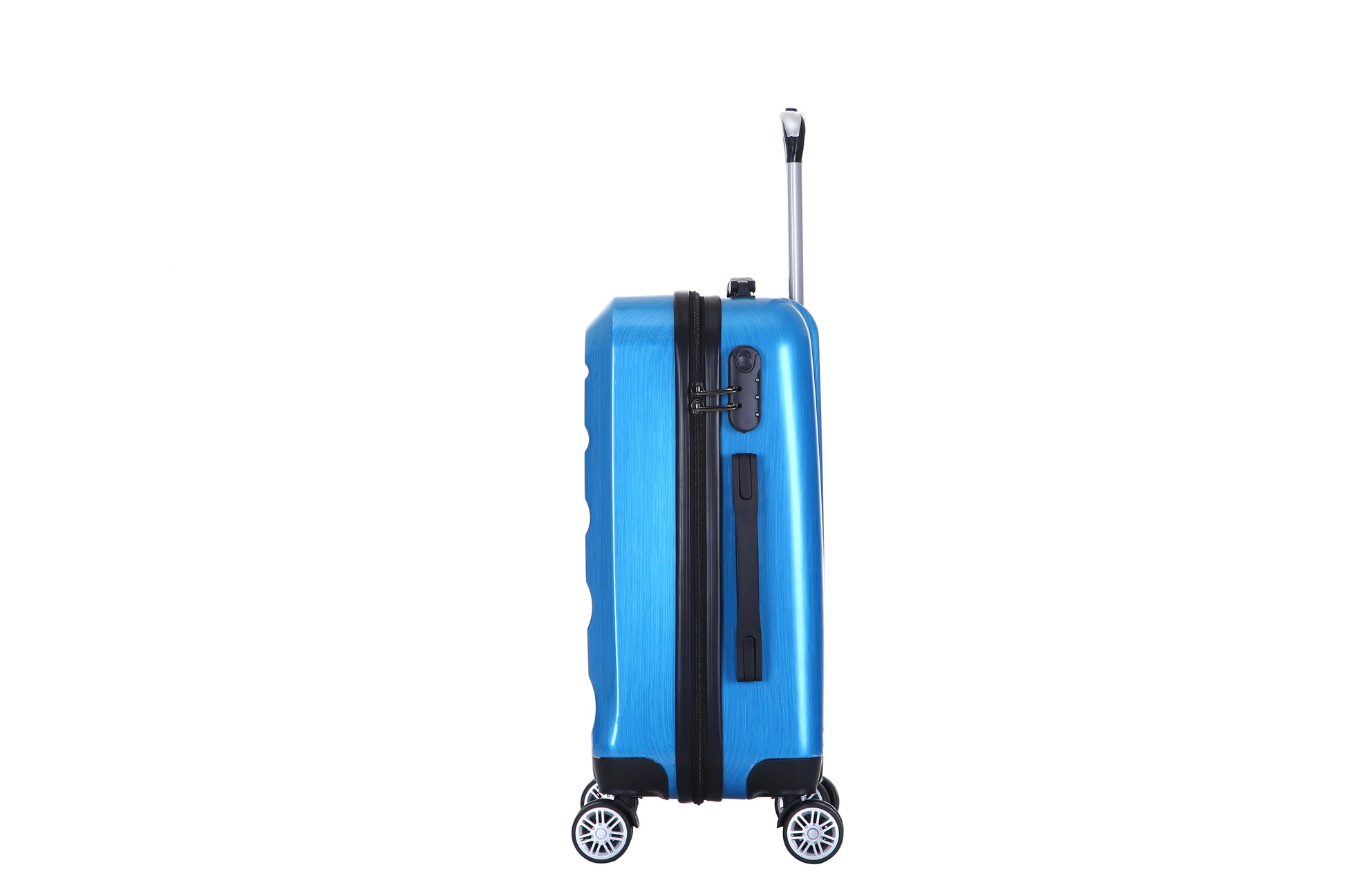 JMT-427274 Compact Hard Case Travel Luggage Set with Small Cosmetic Handbag - ABS Material Suitcase, Model XHP121