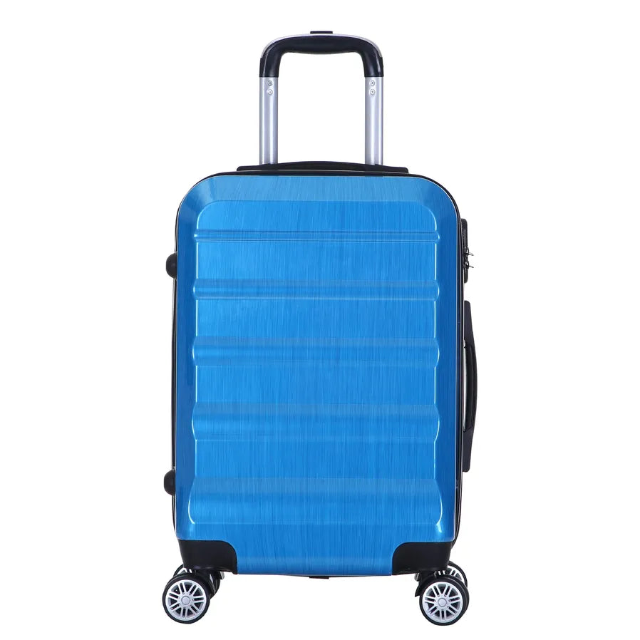 JMT-427274 Compact Hard Case Travel Luggage Set with Small Cosmetic Handbag - ABS Material Suitcase, Model XHP121
