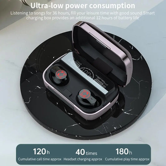 JMT-427402 Wireless Sports Earbuds with 1200mAh Charging Case - Waterproof TWS Earphones for Xiaomi