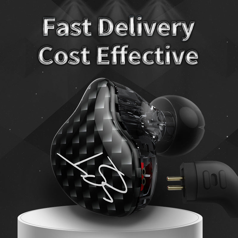 JMT-427722 In-Ear Subwoofer Headphones with Medical Grade Silicone Sleeves and TPE Cable