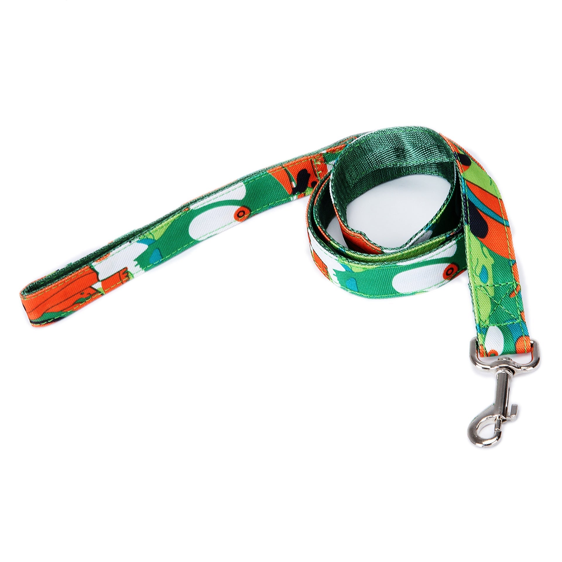 JMT-427722 Multicolor Dog Leash with Check Stripe Design - 2.5cm Width, Imitation Nylon Towing Rope