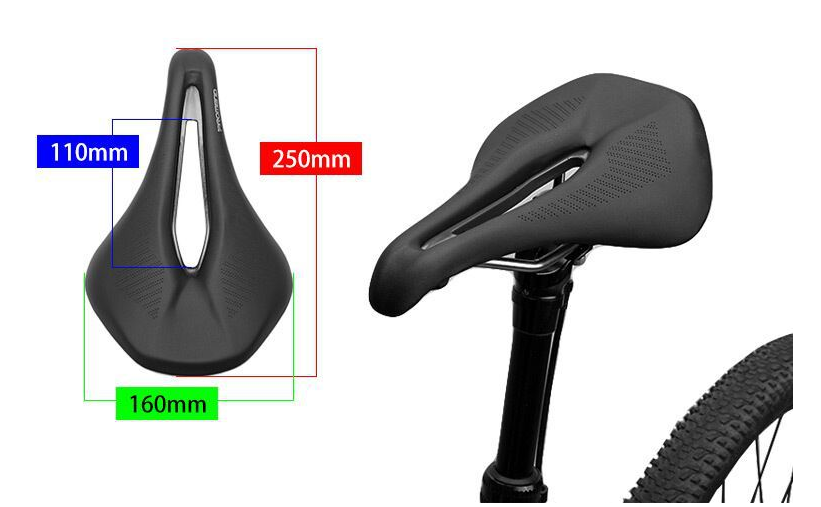 JMT-428298 Hollow Cushion Road Bicycle Seat for Enhanced Comfort and Performance