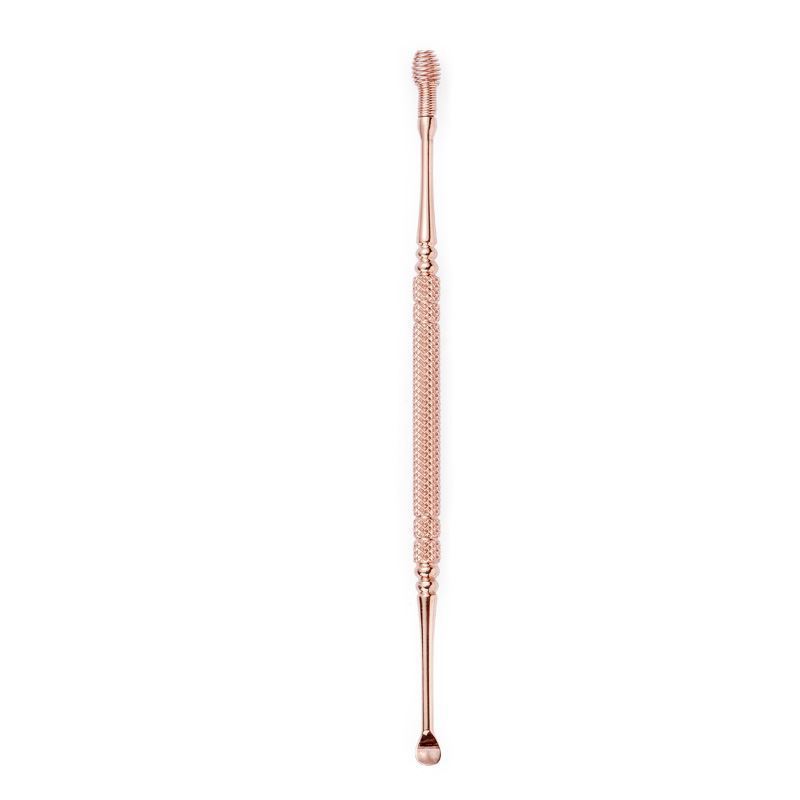 JMT-428362 Rose Gold Double-Headed Stainless Steel Ear Pick with Spiral Design