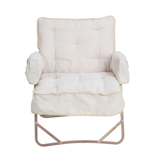 JMT-428426 Comfortable Outdoor Winter Folding Camping Chair with Soft Warm Polyester Cushion and Cotton Cover