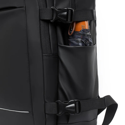 JMT-428554 Lightweight Waterproof Laptop Backpack with Double-Headed Zipper and Water-Resistant Design