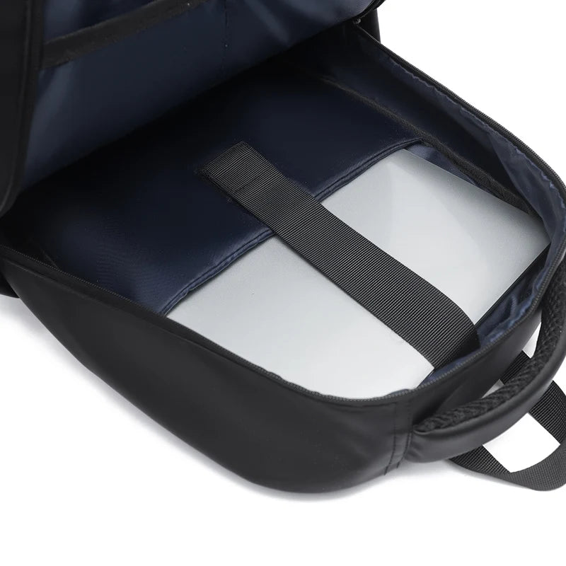 JMT-428554 Lightweight Waterproof Laptop Backpack with Double-Headed Zipper and Water-Resistant Design