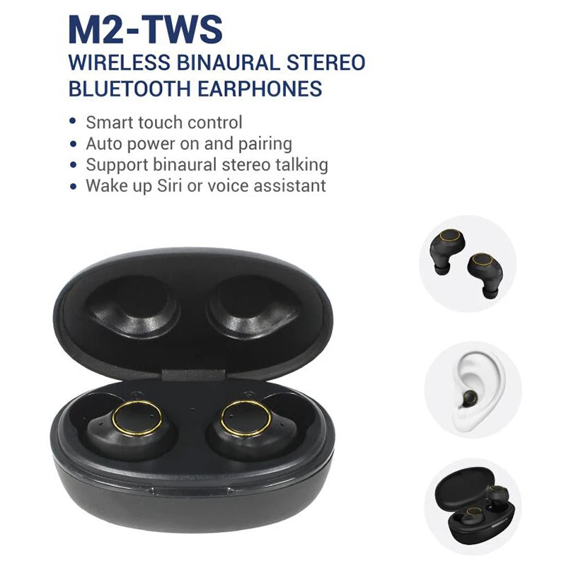 JMT-428554 M2 True Wireless Stereo Earbuds with ENC Noise Cancelling Features