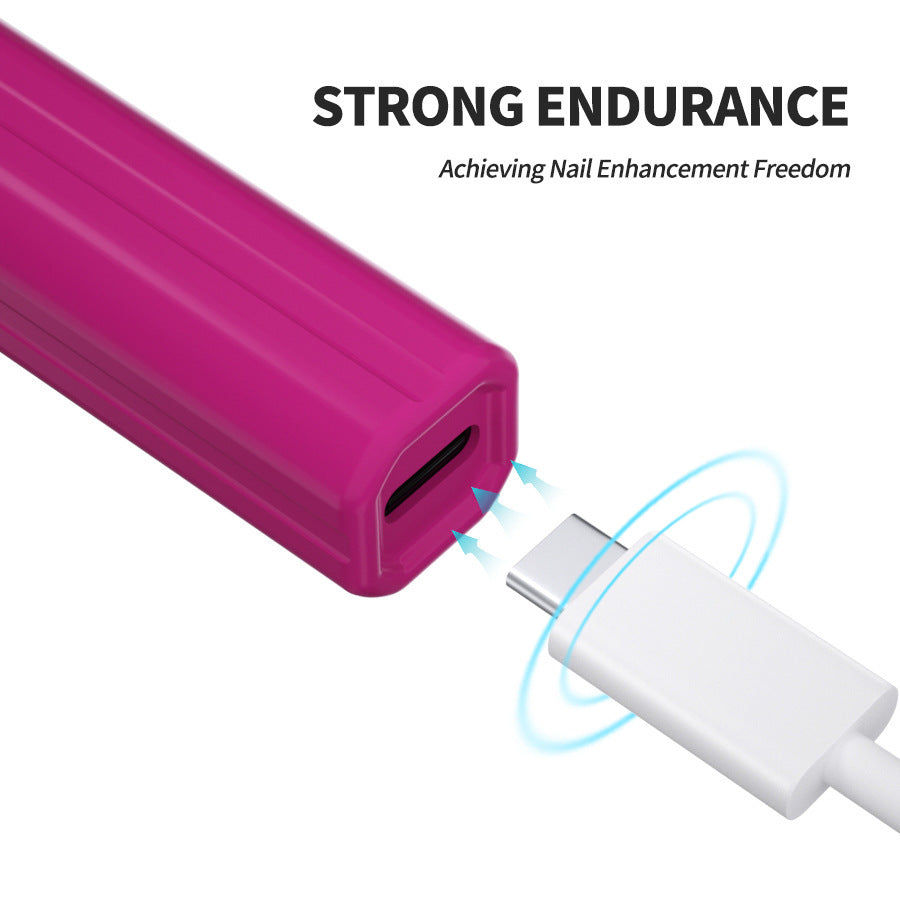 JMT-428682 Portable Handheld Manicure Phototherapy Lamp with Three White LED Lights