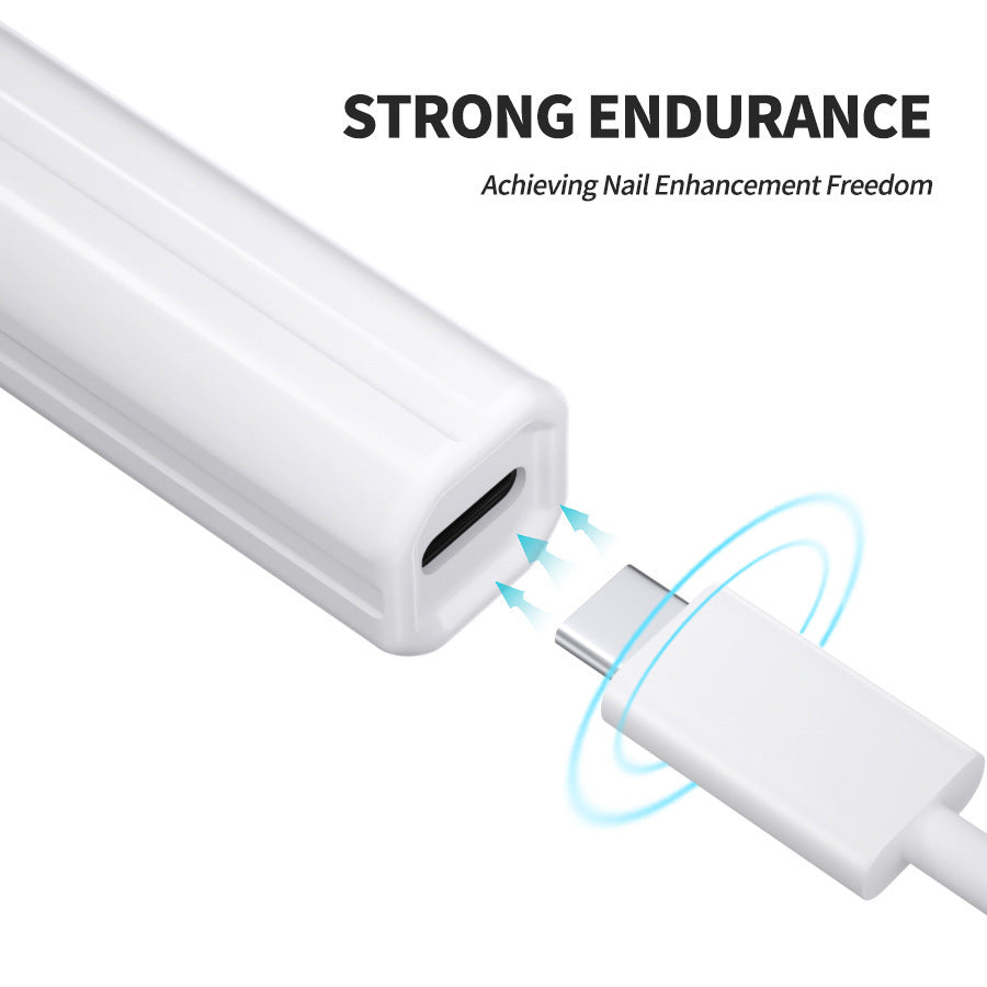 JMT-428682 Portable Handheld Manicure Phototherapy Lamp with Three White LED Lights