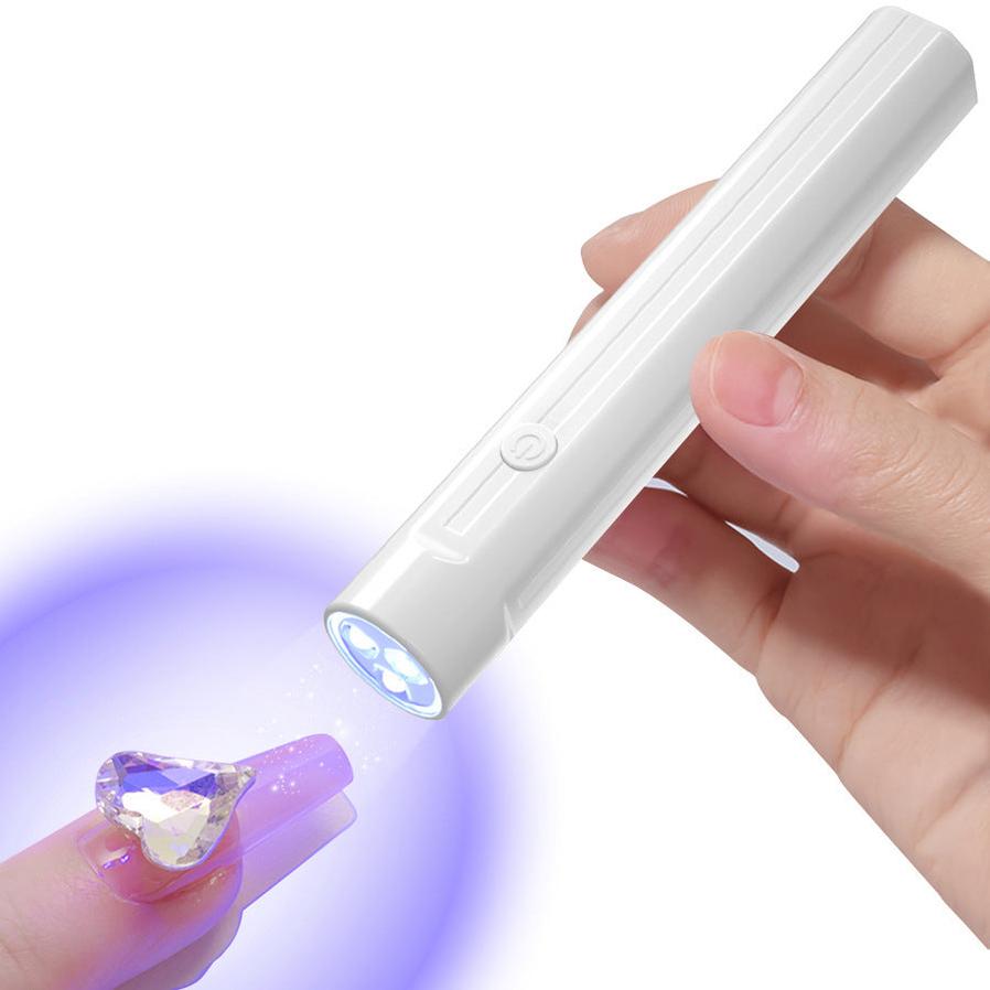 JMT-428682 Portable Handheld Manicure Phototherapy Lamp with Three White LED Lights