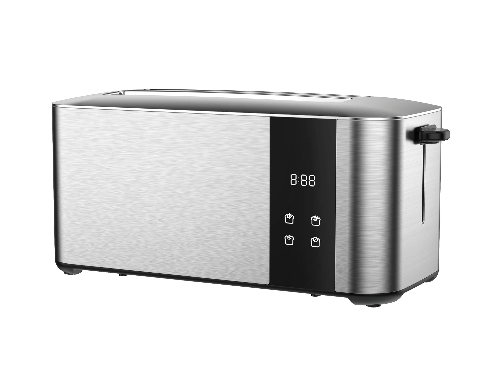 JMT-429194 Custom Touch Screen 4-Slice Long Slot Stainless Steel Toaster for Home Breakfast and Sandwich Making